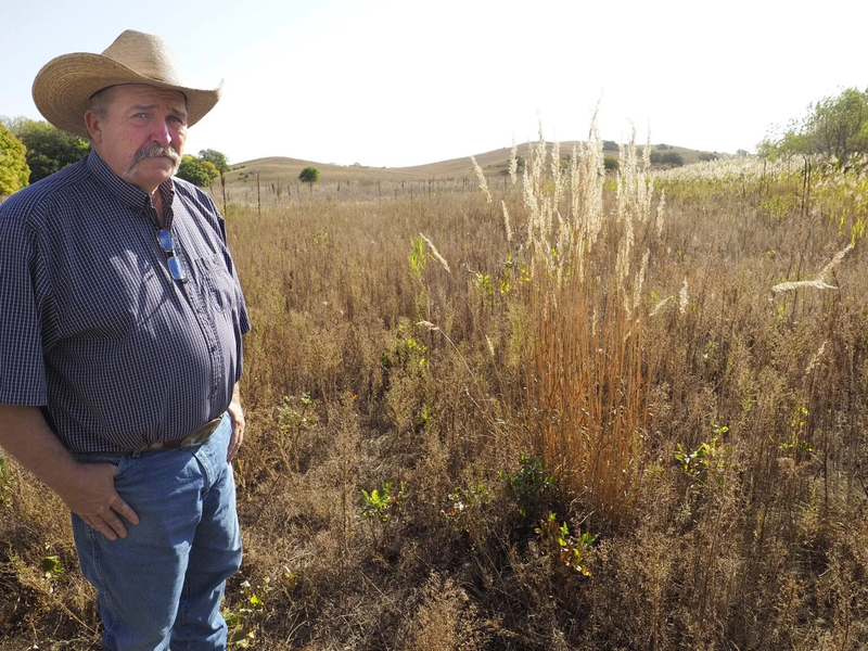 The Santee Sioux Nation’s longtime land manager Mike Crosley