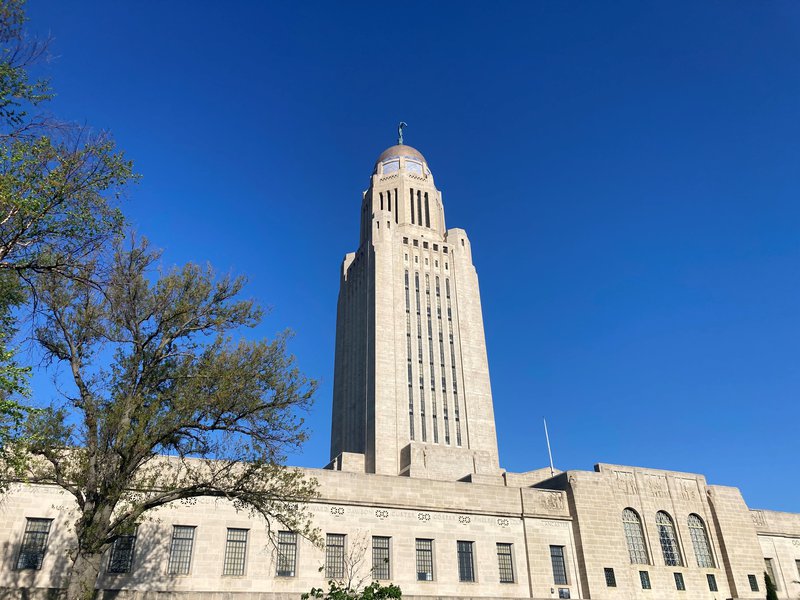 Nebraska Capitol (Photo by Fred Knapp, Nebraska Public Media News)